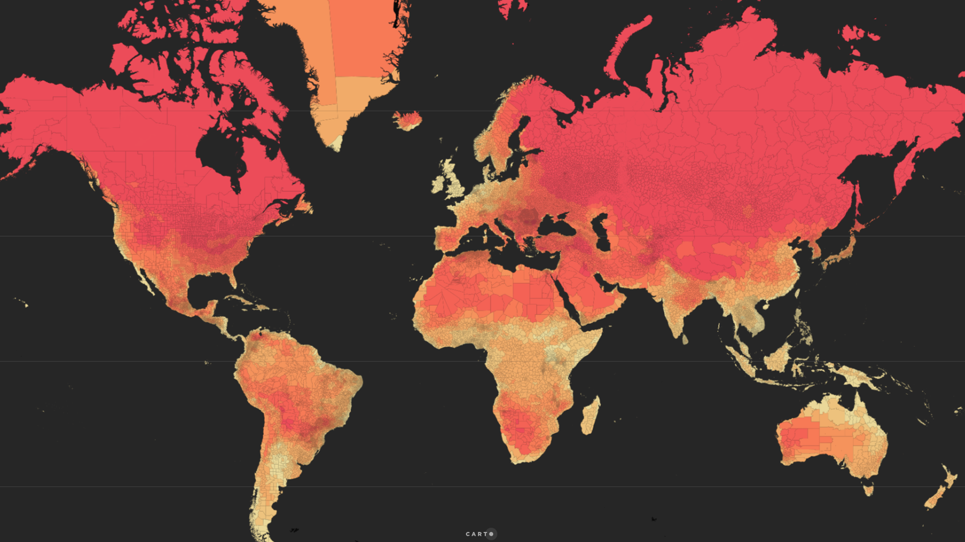 Power of Geographic Visualisation in Helping Combat Climate Change
